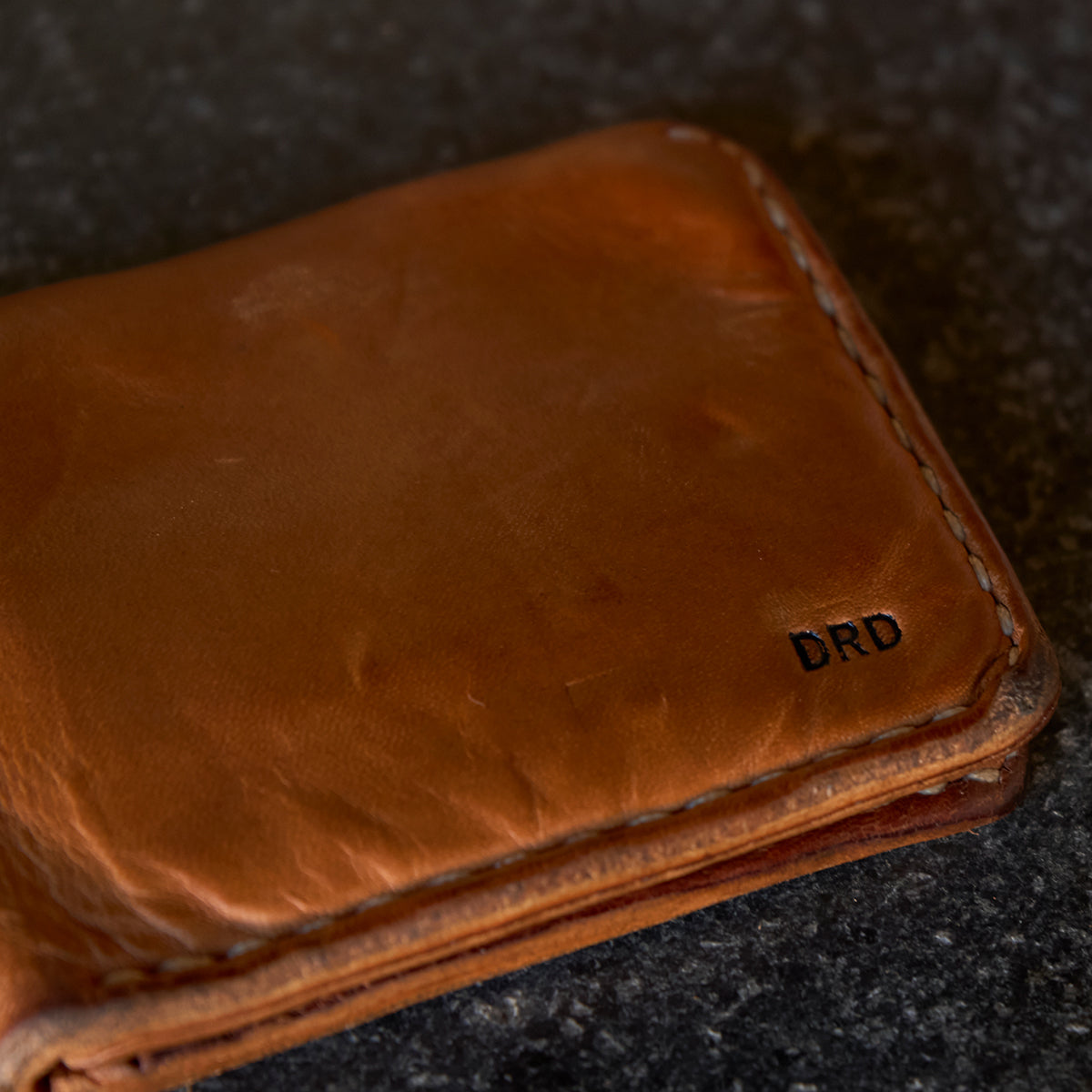 No.623 Stone-Washed Wallet | Horween® Natural