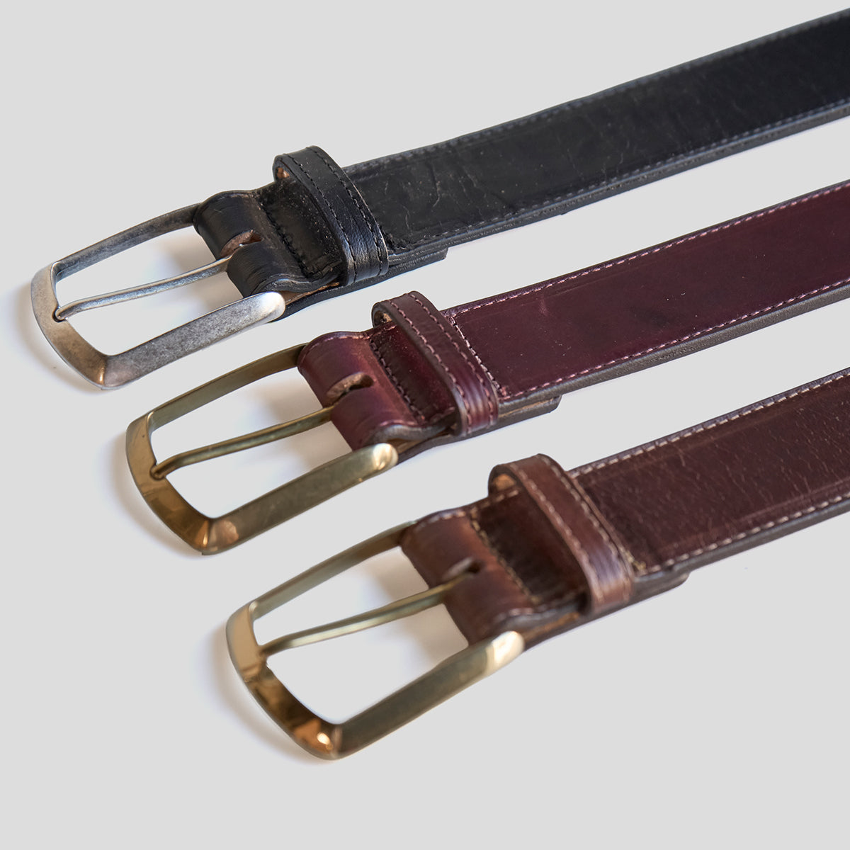 No.720 Executive Belt | Horsehide Black