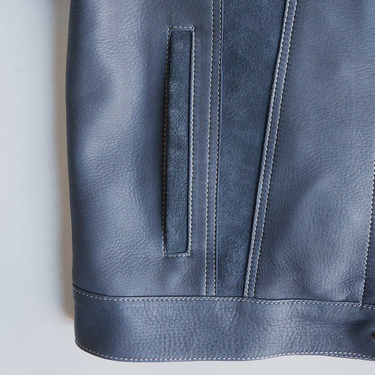No.210 Dean Jacket | Deerskin Indigo