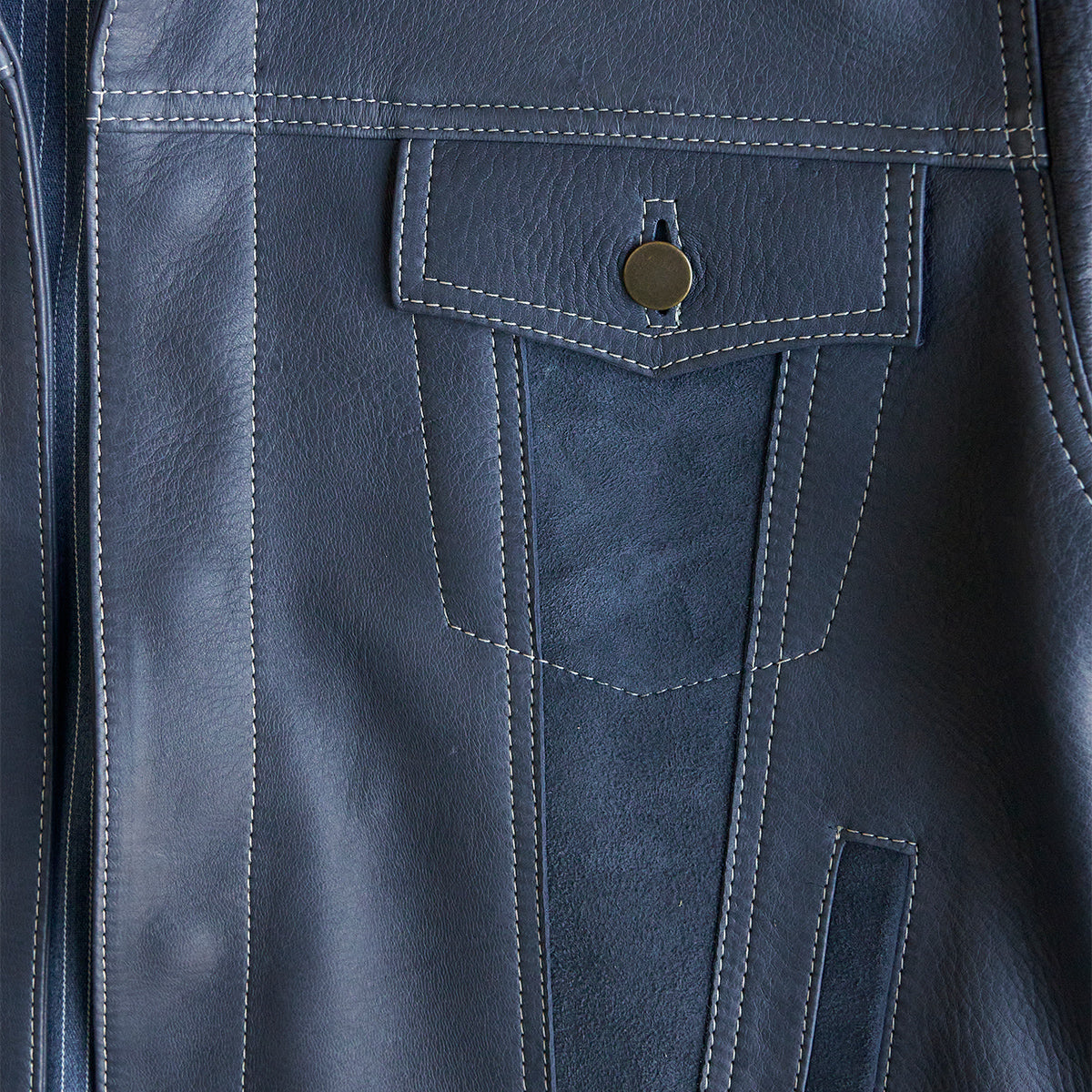 No.210 Dean Jacket | Deerskin Indigo