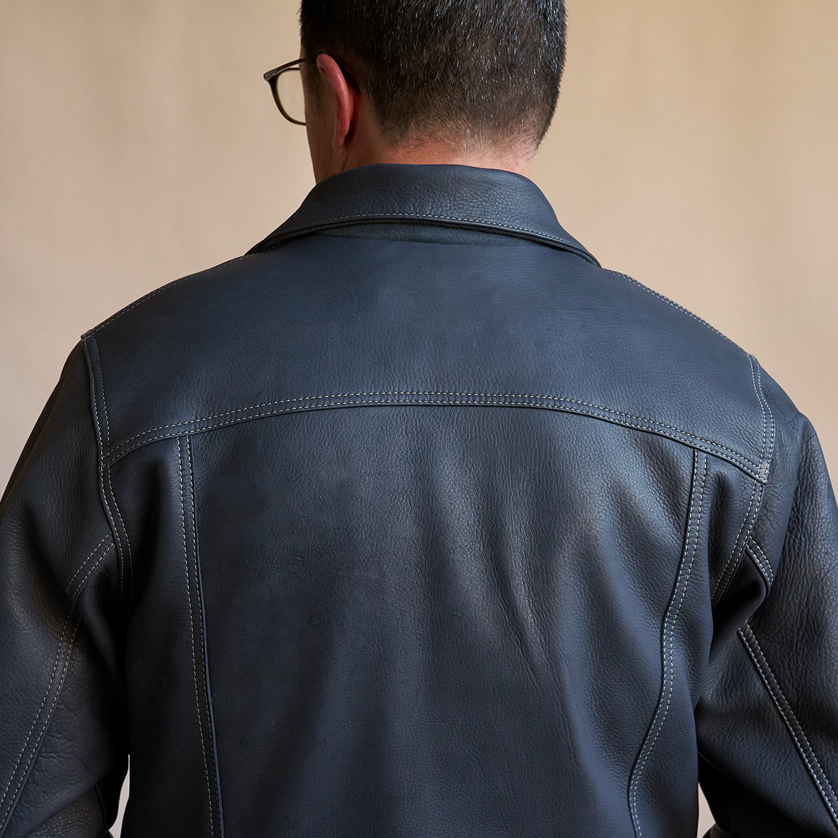 No.210 Dean Jacket | Deerskin Indigo