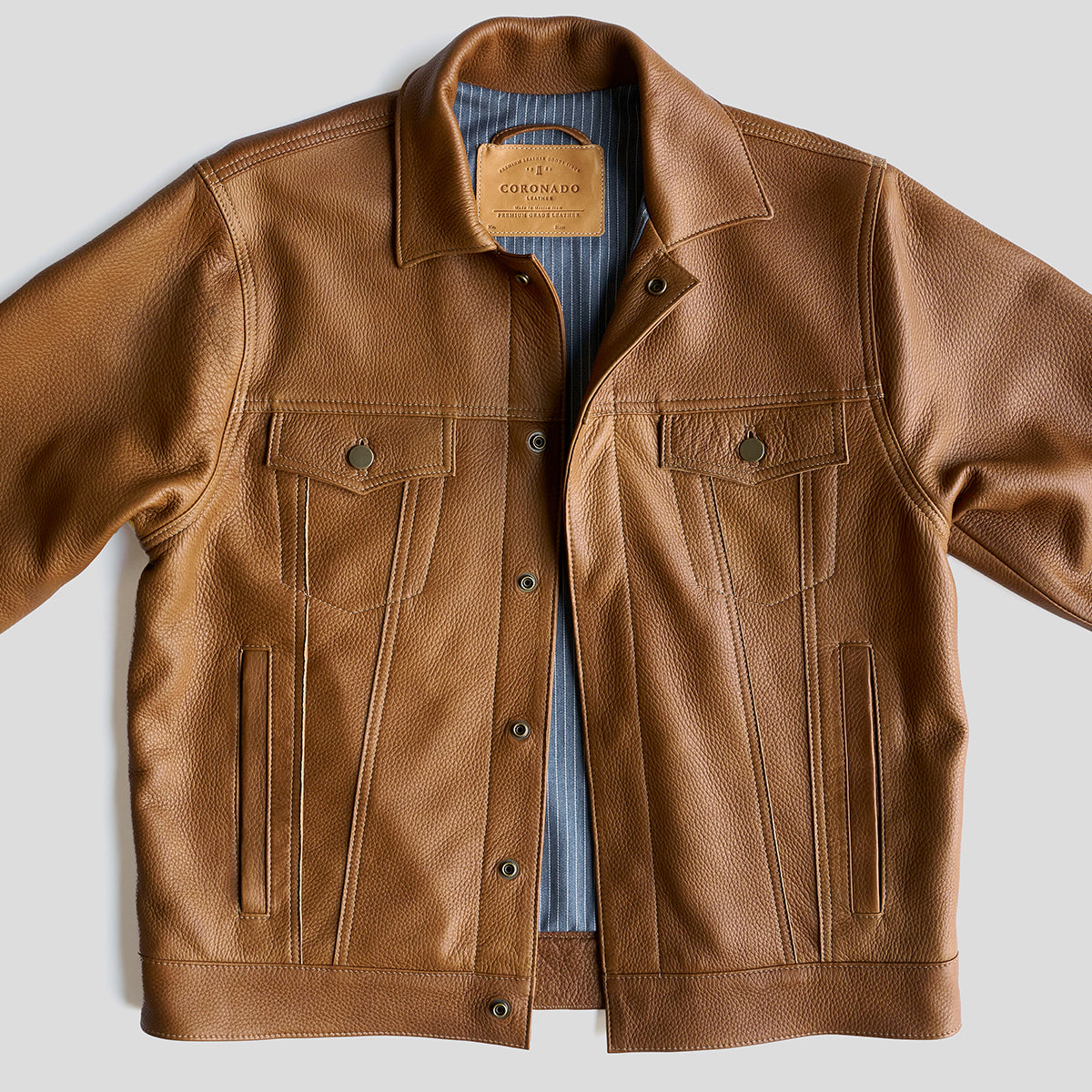 No.210 Dean Jacket | LE Deerskin Tan