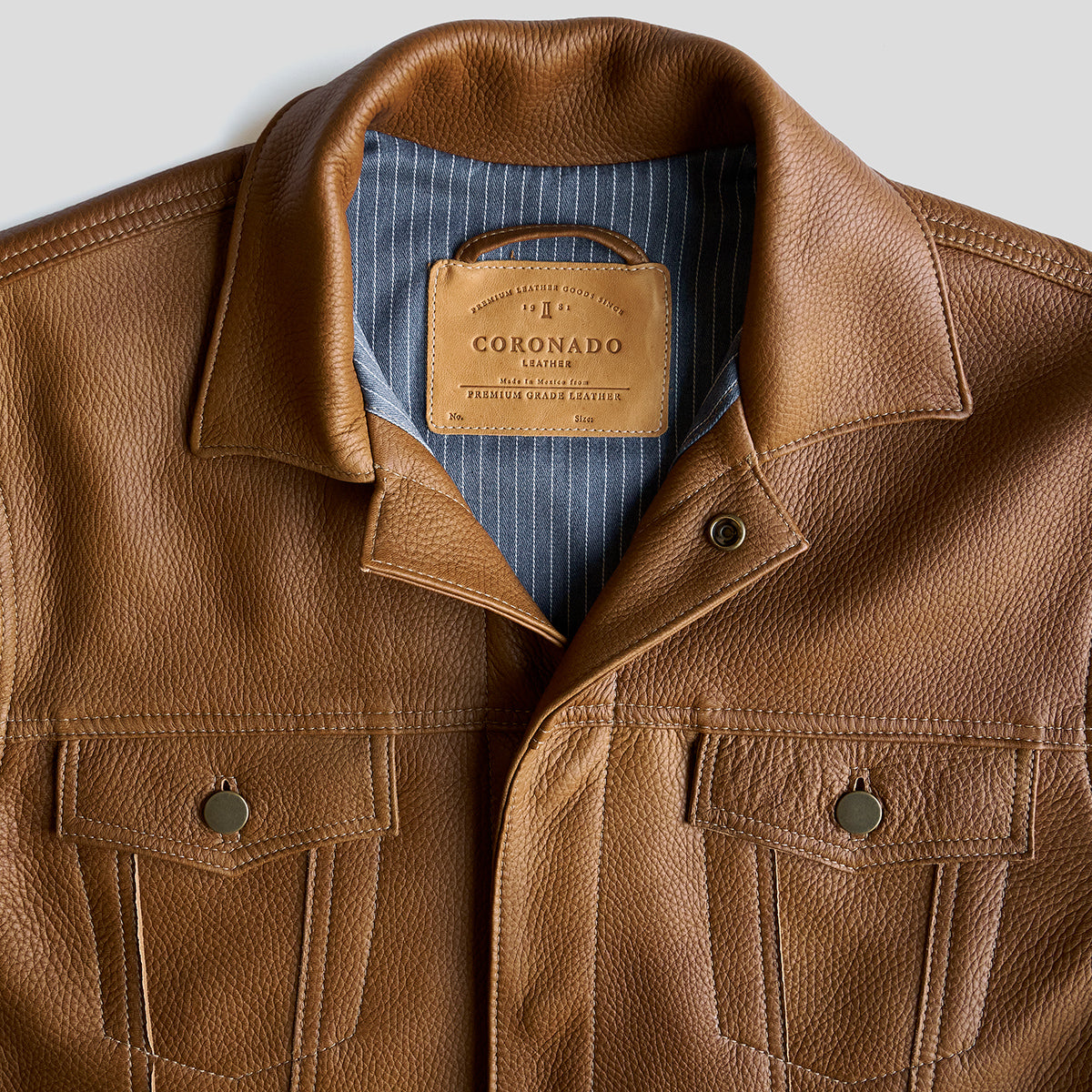 No.210 Dean Jacket | LE Deerskin Tan