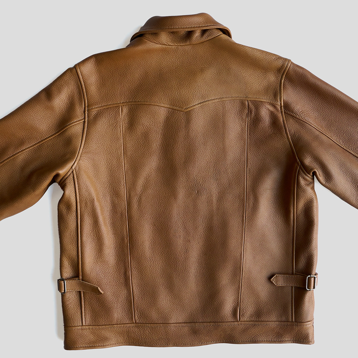 No.320 Garrison Jacket | Italian Deerskin Brown