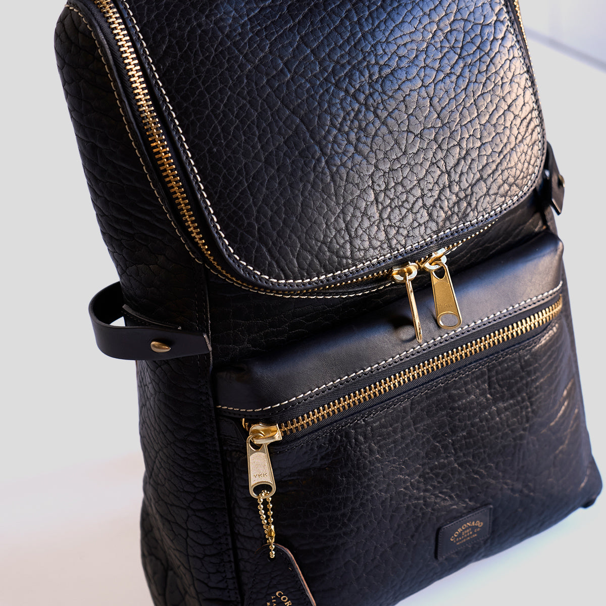 No.755 Top-Zip Backpack | Bison Black