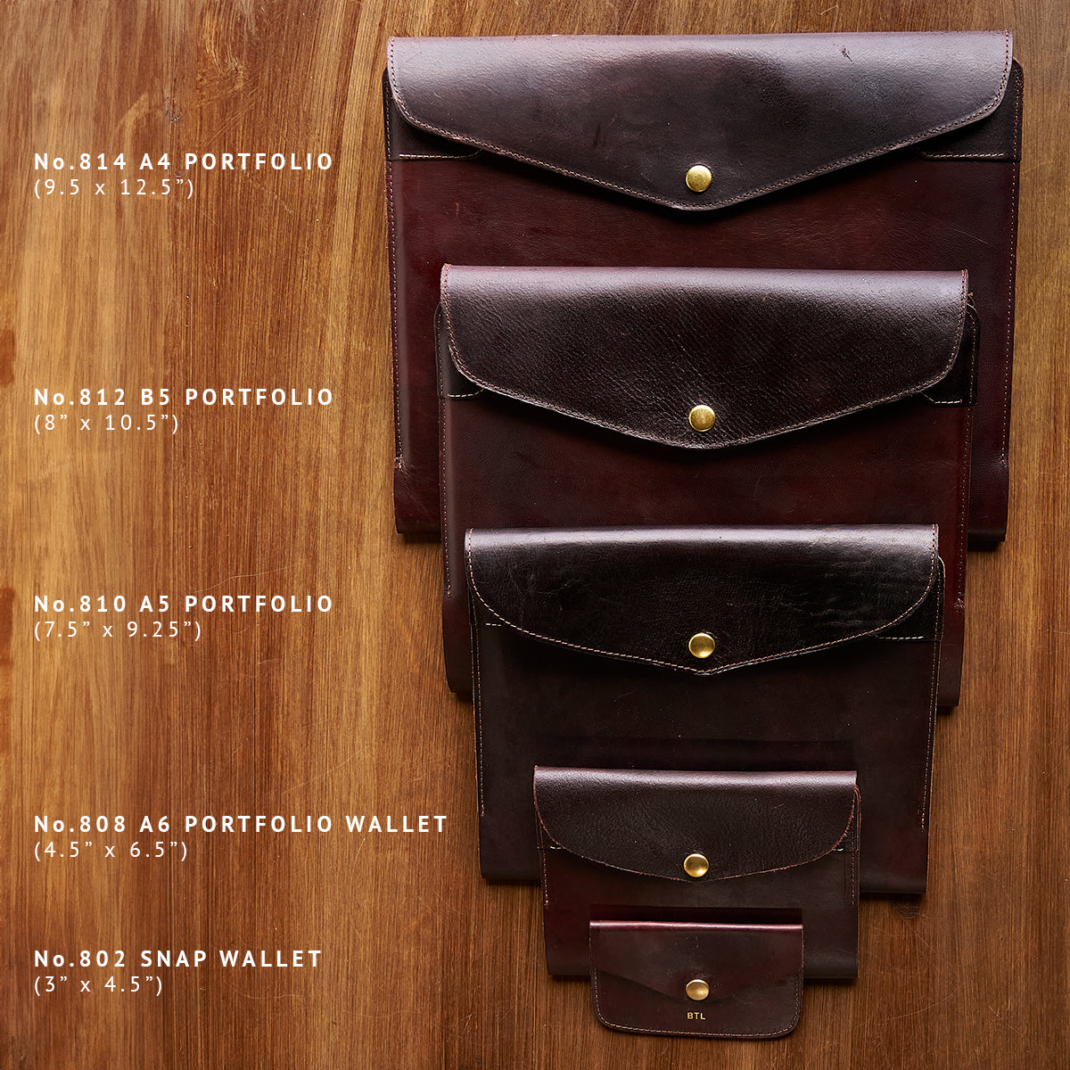 No.812 B5 Portfolio | Horween® Timber Tanned Calf