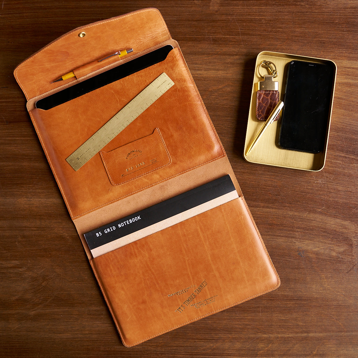 No.810 A5 Portfolio | Horween® Timber Tanned Calf