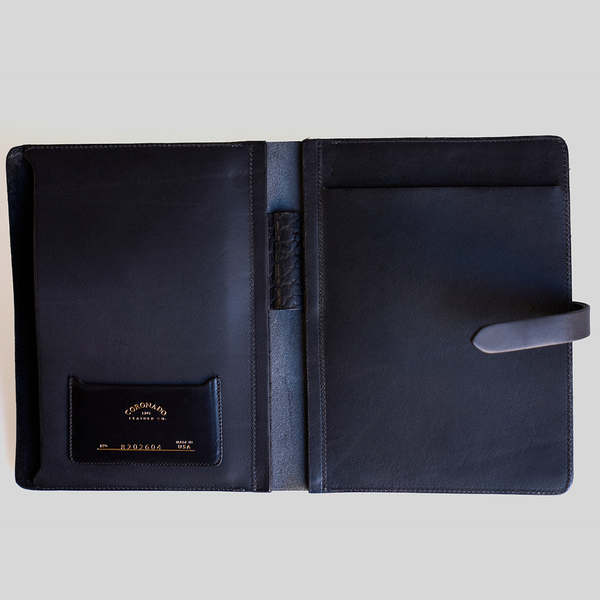 No.820 Portfolio A5 | Shrunken Bison Black