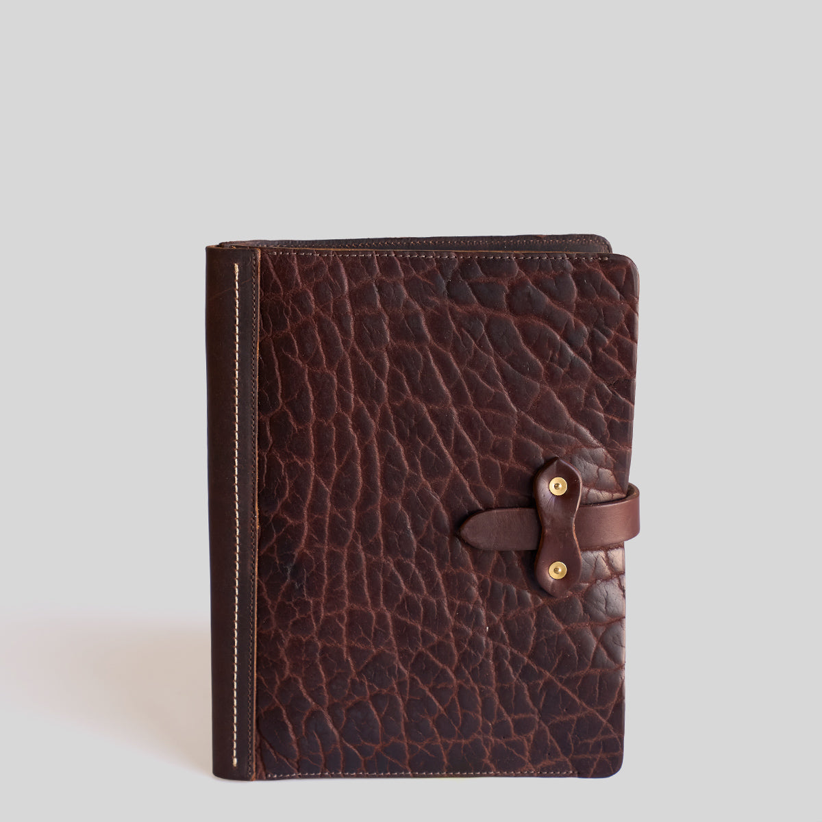 No.820 Portfolio A5 | Shrunken Bison Brown