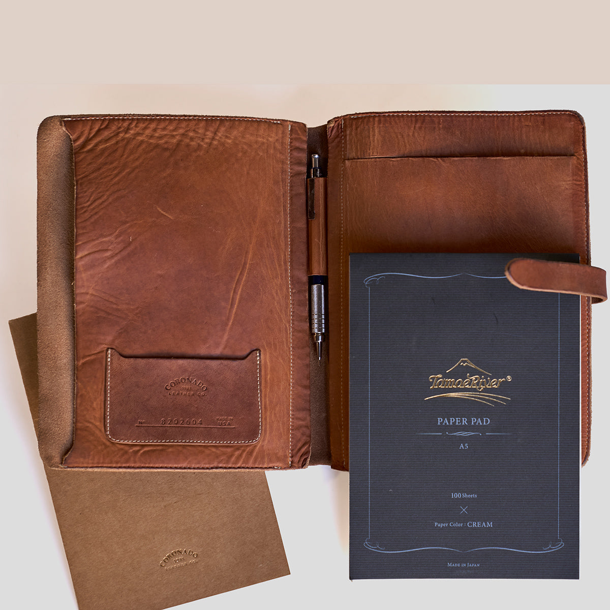 No.820 Portfolio A5 | Stone-Washed Natural