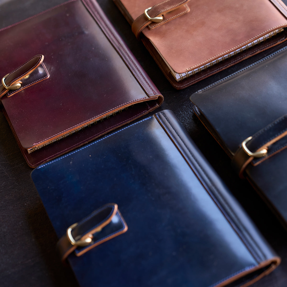 No.822 Portfolio A5 | Horween® Shell Cordovan (Black)