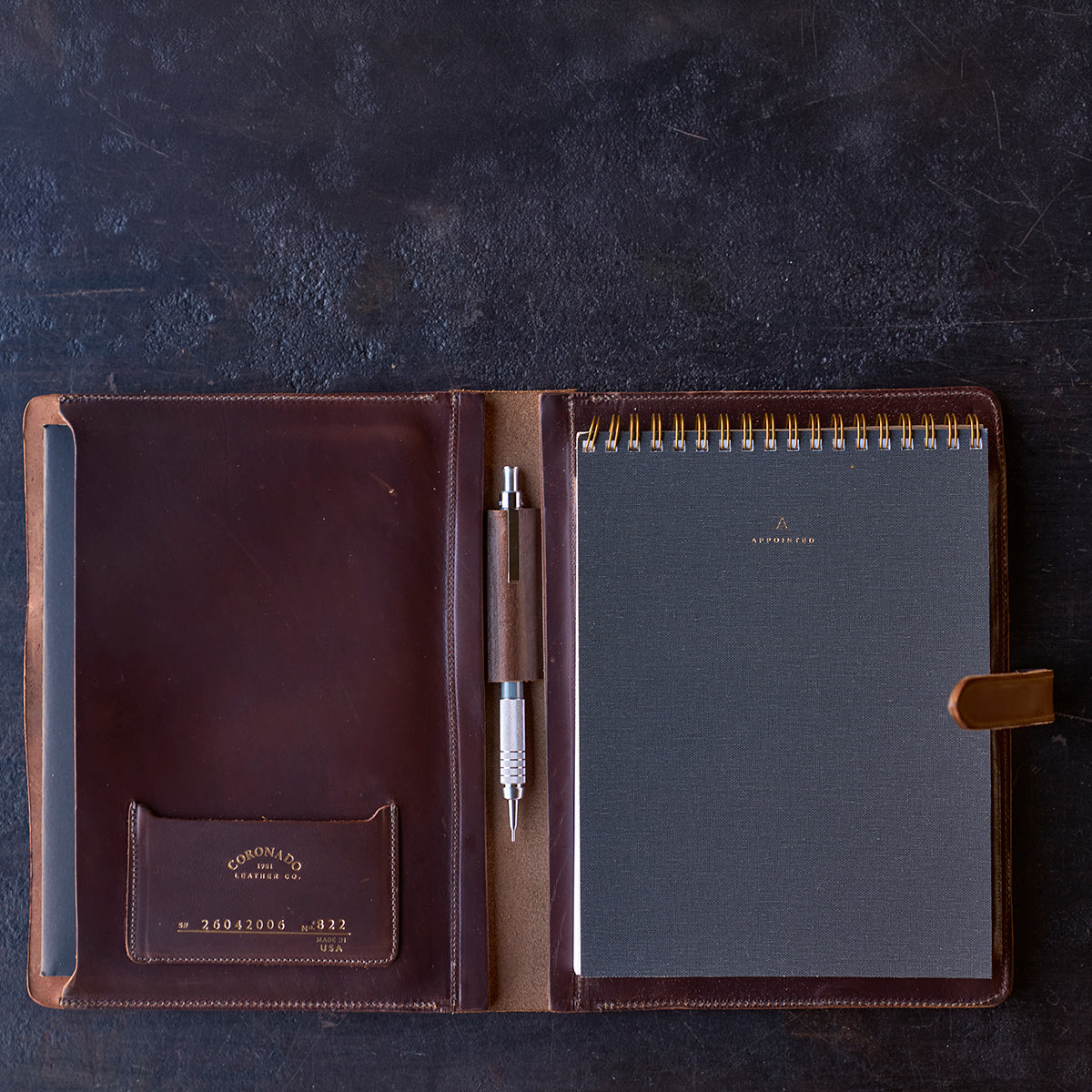 No.822 Portfolio A5 | Horween® Shell Cordovan (Bourbon)