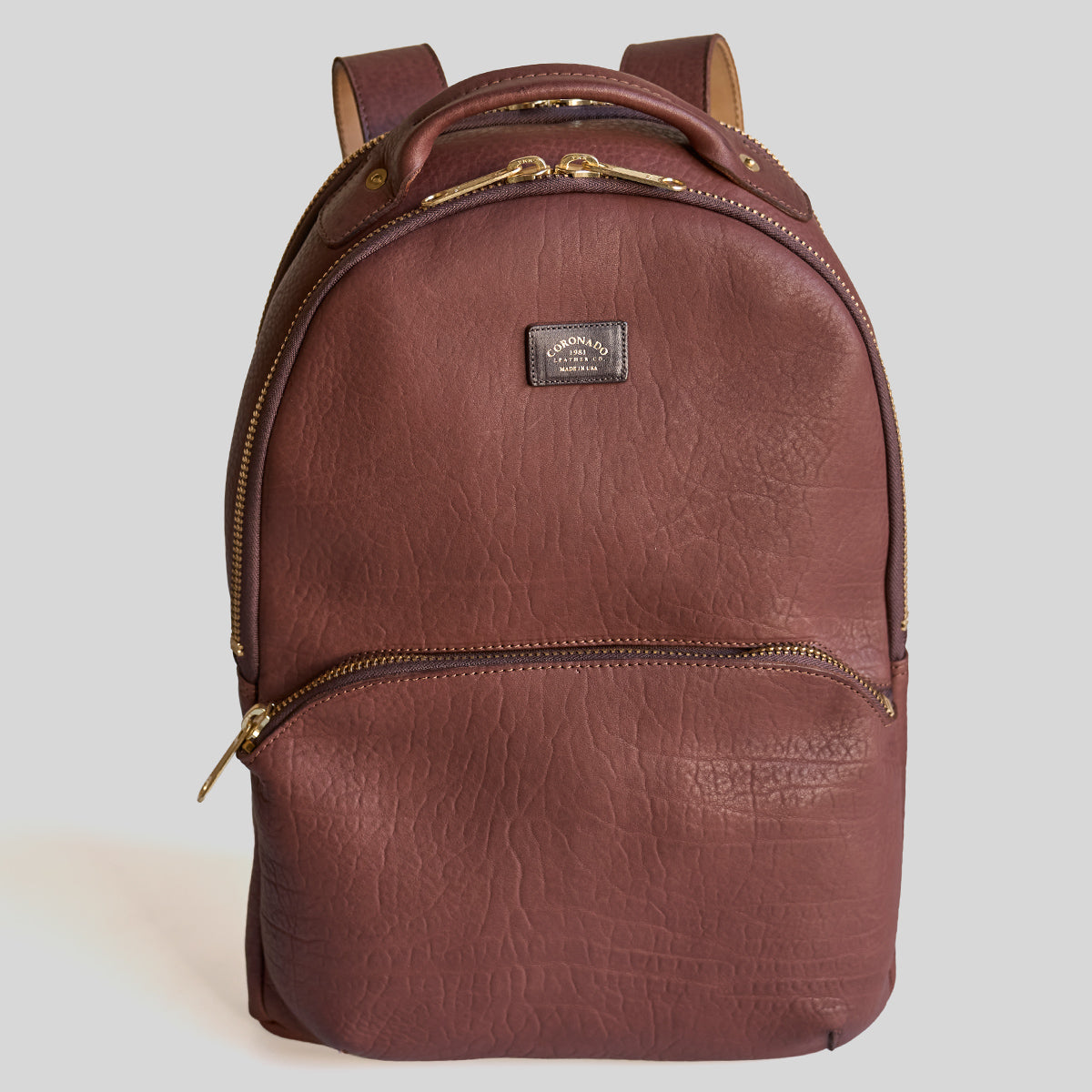 No.950 Clark II Backpack | Olive-Tanned Chocolate Bullhide