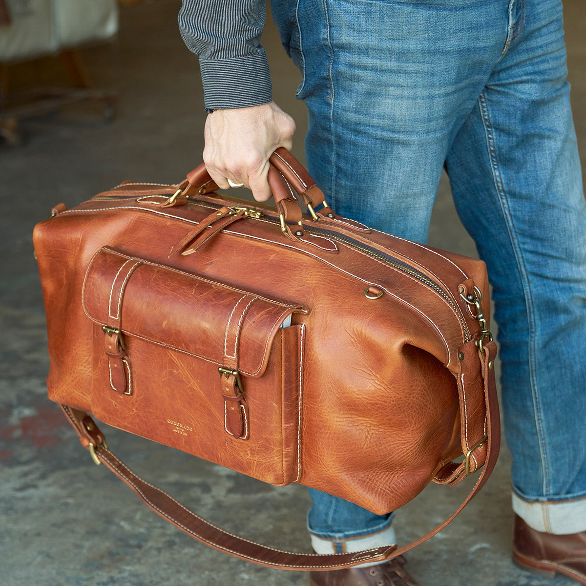 No.207 CEO Duffel | Americana Natural