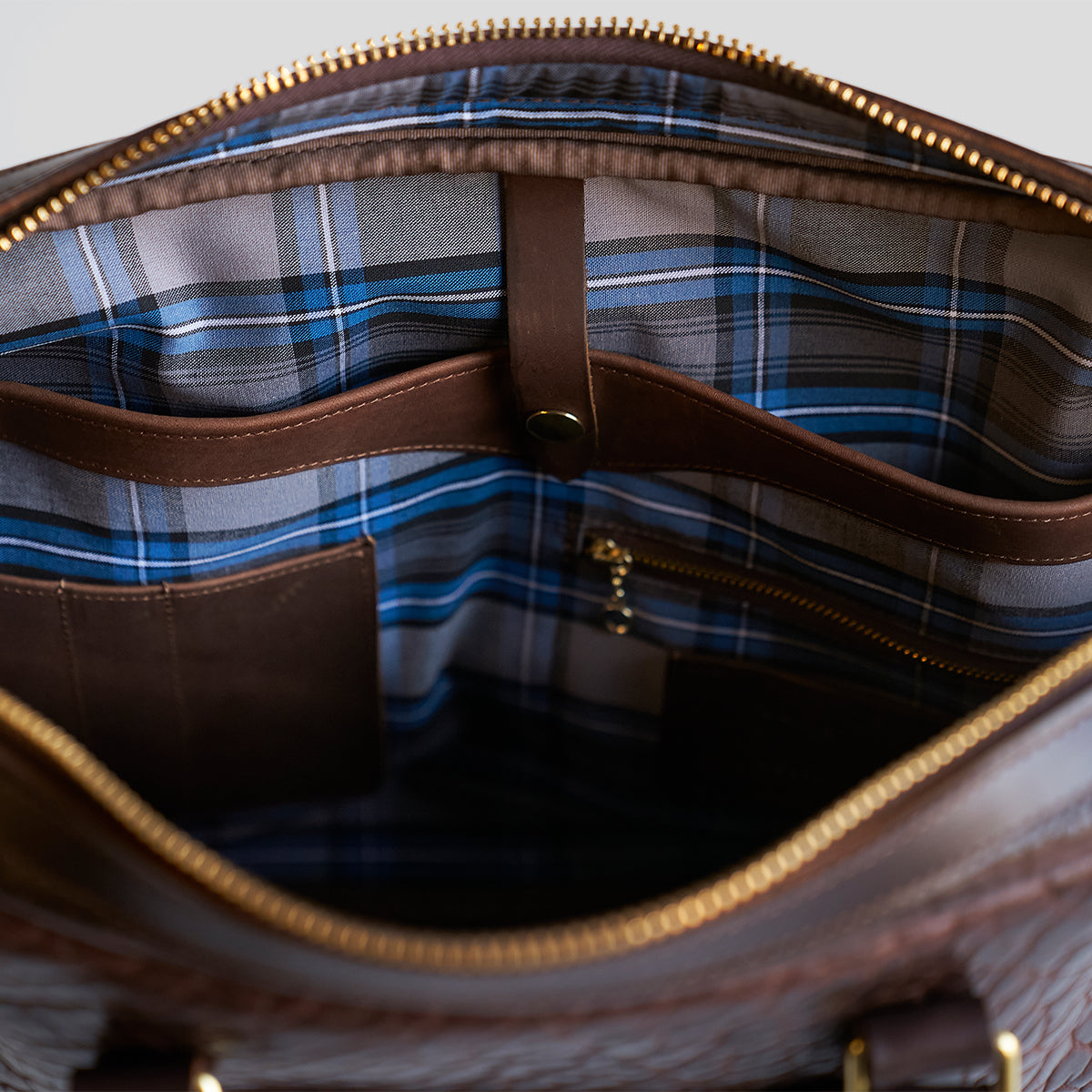No.551 Slim Briefcase | Bison Brown