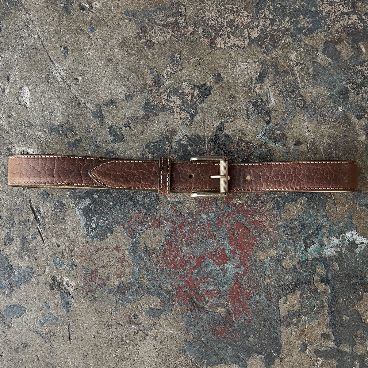 No.100 Sedona Belt | Shrunken Bison Walnut