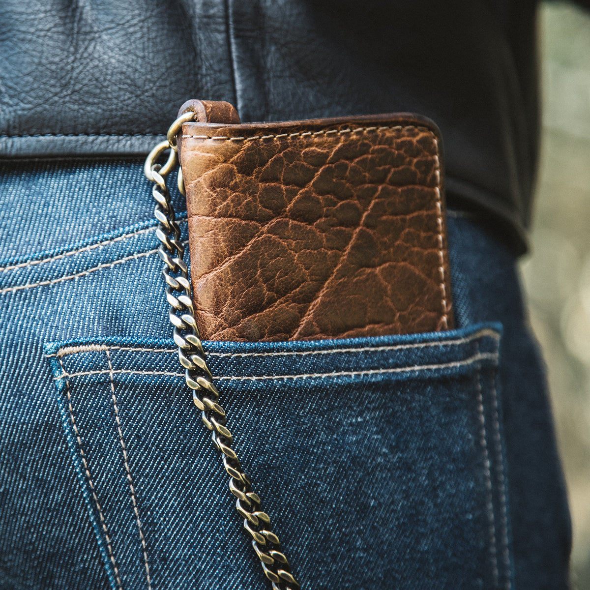 No.830 Garrison Horsehide Long Wallet | Brown