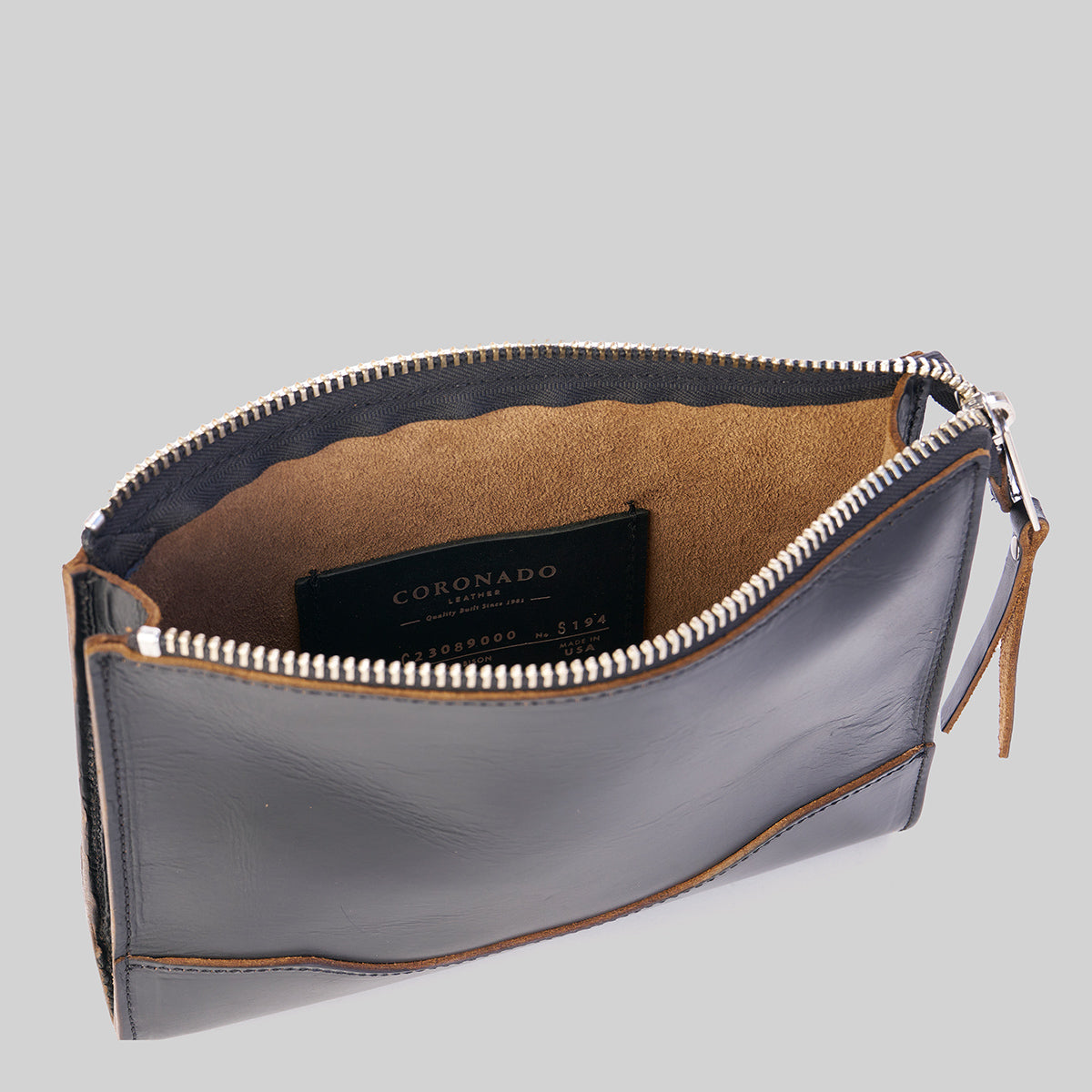 No.194 Utility Pouch | Horween® CXL Black