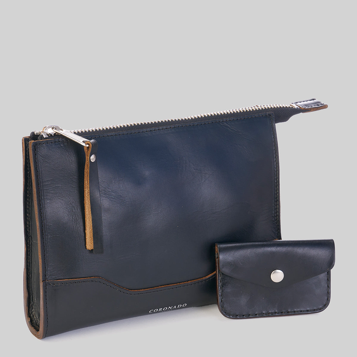 No.194 Utility Pouch | Horween® CXL Black