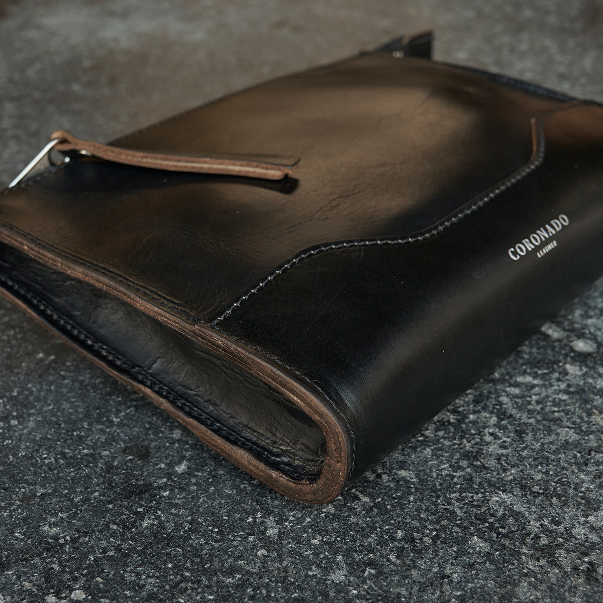 No.194 Utility Pouch | Horween® CXL Black