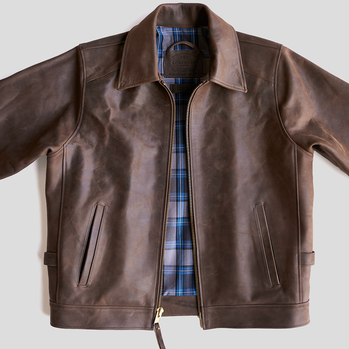 No.320 Garrison Jacket | Horsehide Vintage Brown