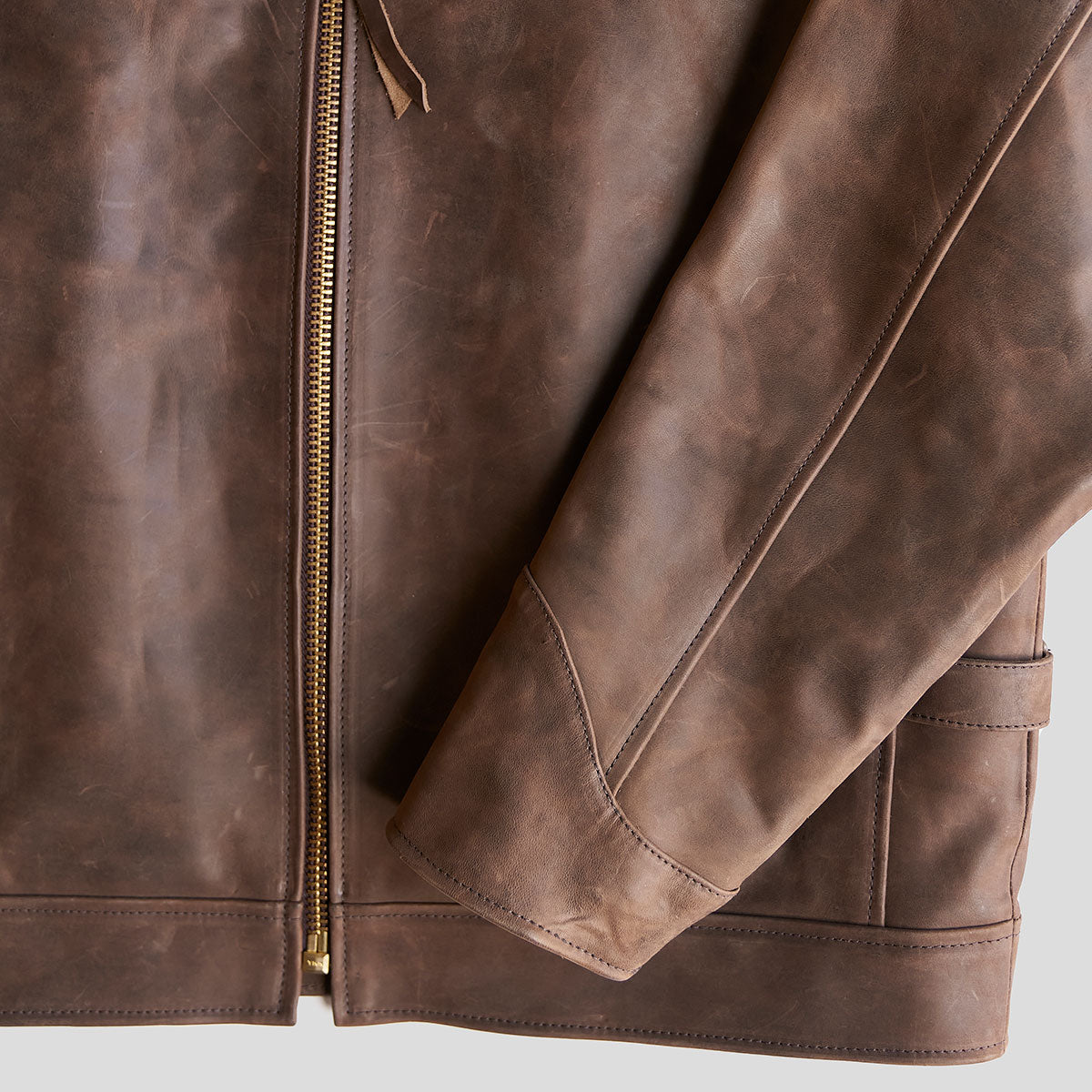 No.320 Garrison Jacket | Horsehide Vintage Brown