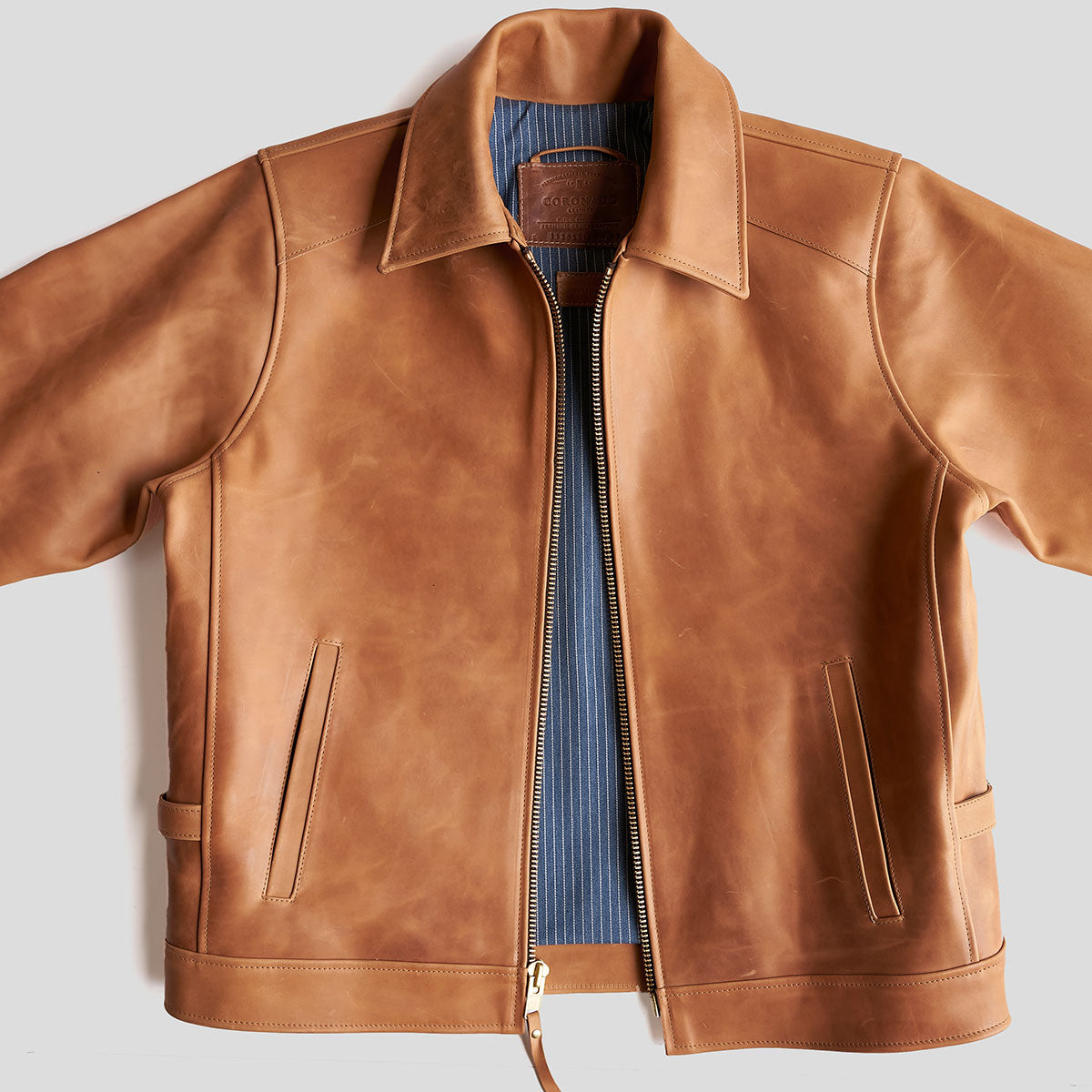 No.320 Garrison Jacket | Vintage Horsehide Tan