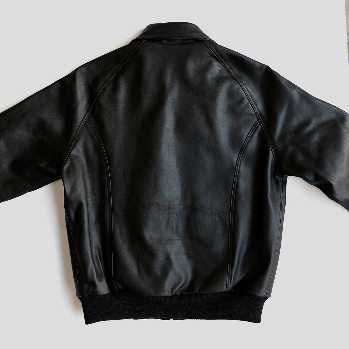 No.410 Raglan Jacket | LE Vintage Horsehide Blk/Gray