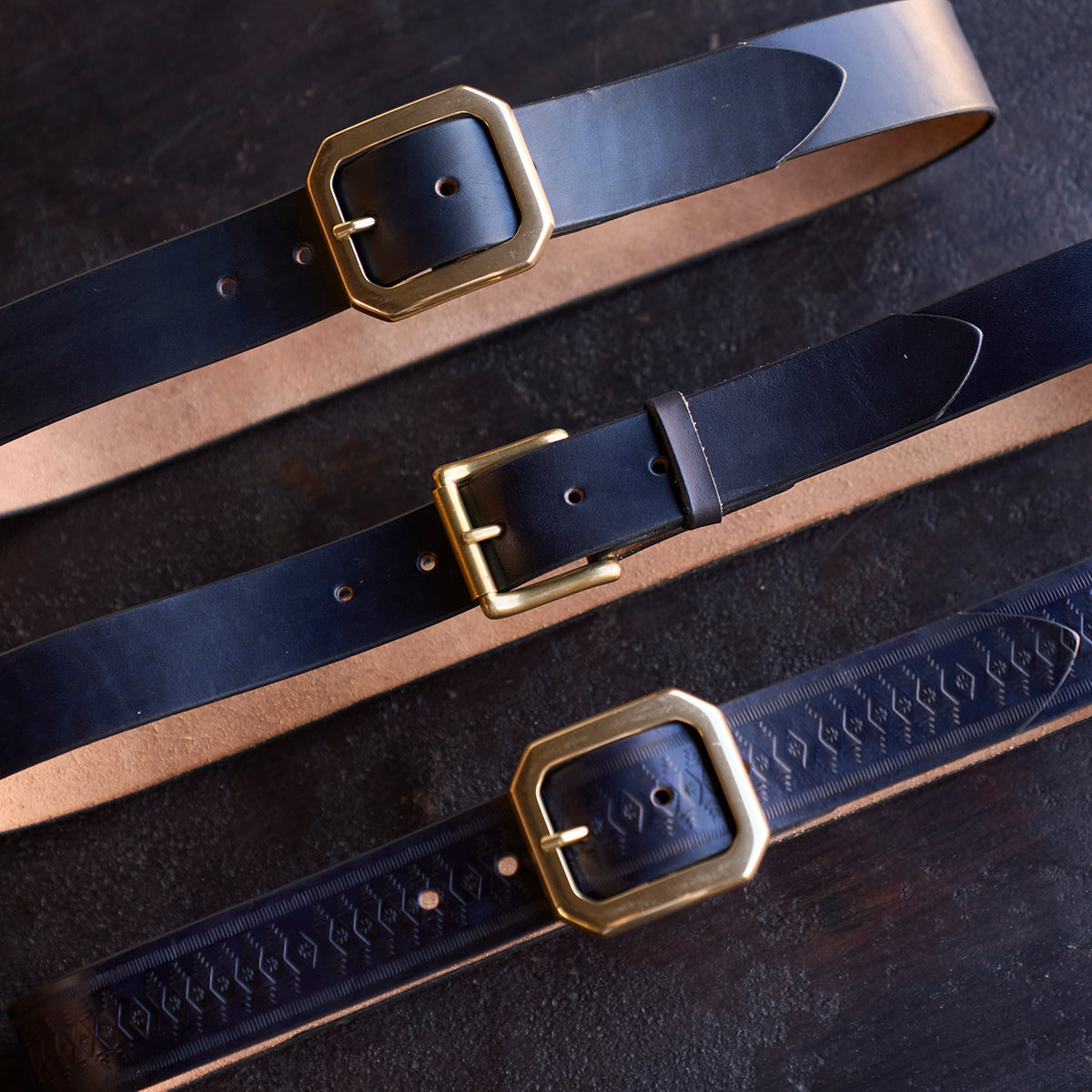 No.140 Indigo SD Belt | Horween® Horsehide