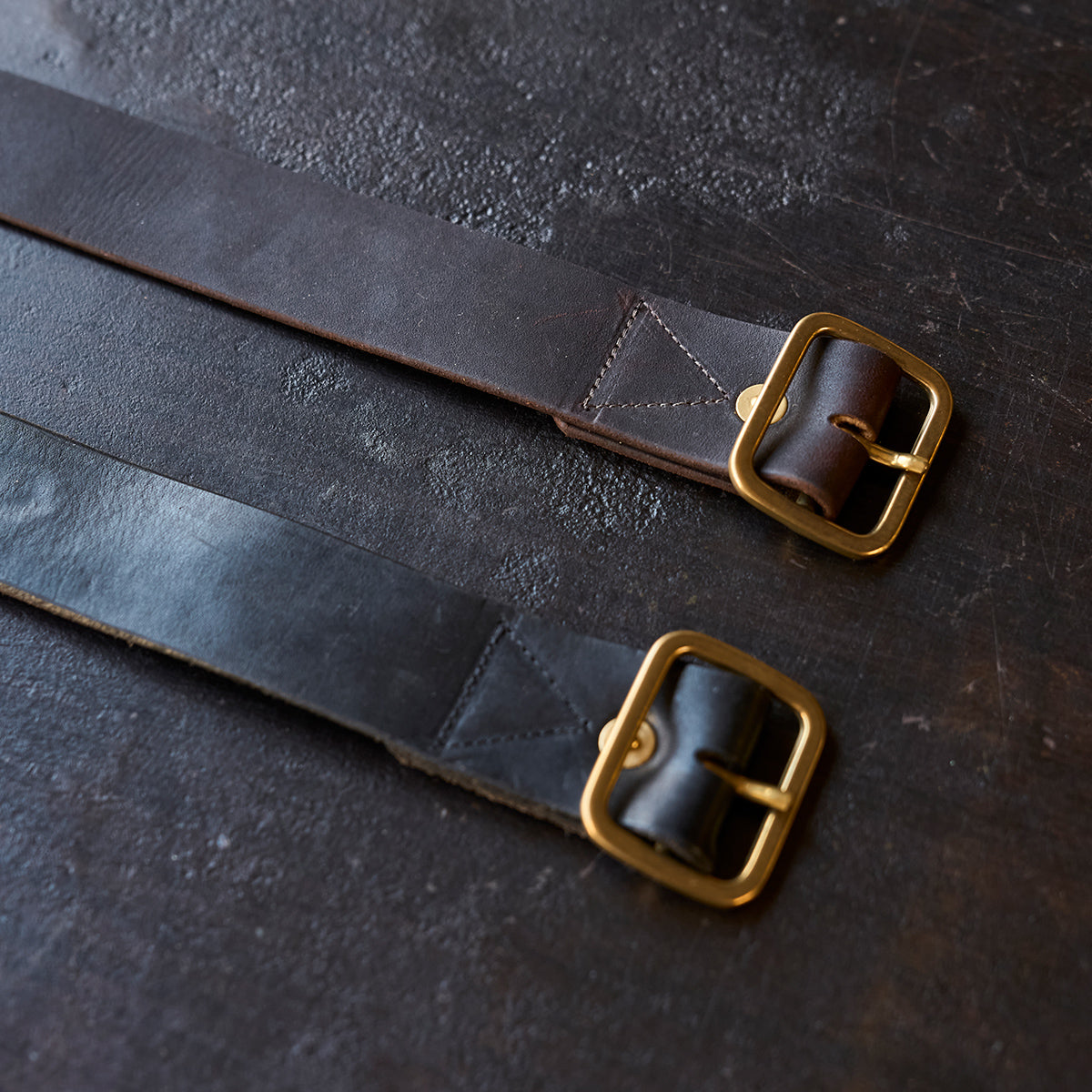 No.145 Italian Garrison Belt | Horween® Latigo Brown