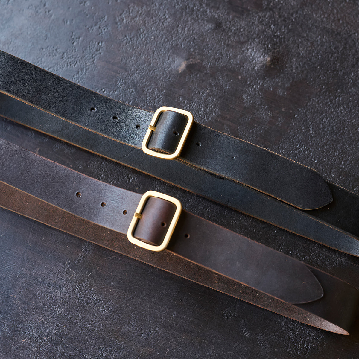 No.145 Italian Garrison Belt | Horween® Latigo Brown