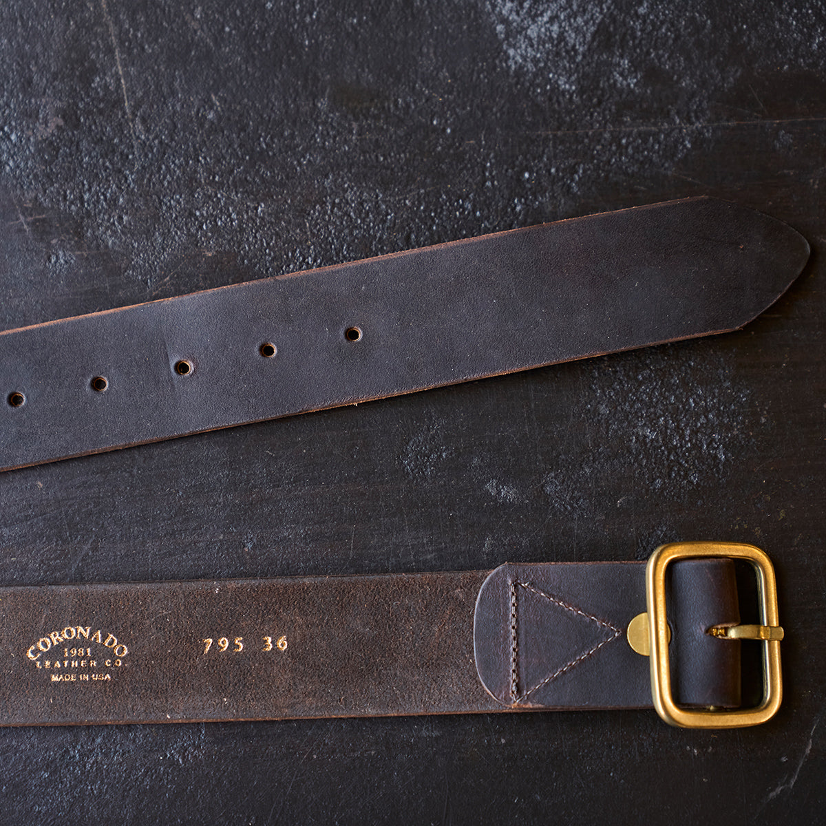 No.145 Italian Garrison Belt | Horween® Latigo Brown