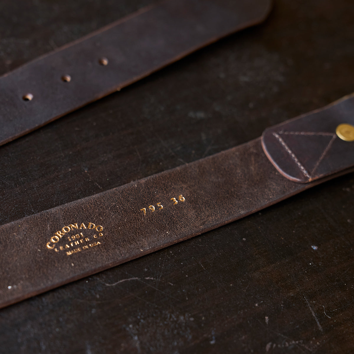 No.145 Italian Garrison Belt | Horween® Latigo Brown