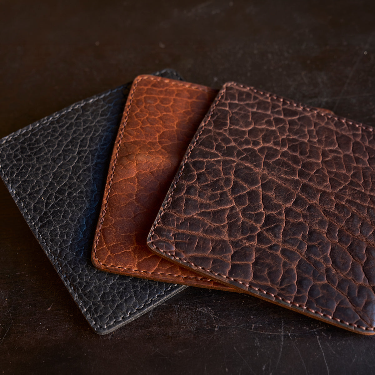 No.830 Handsewn Long Wallet | Bison Brown