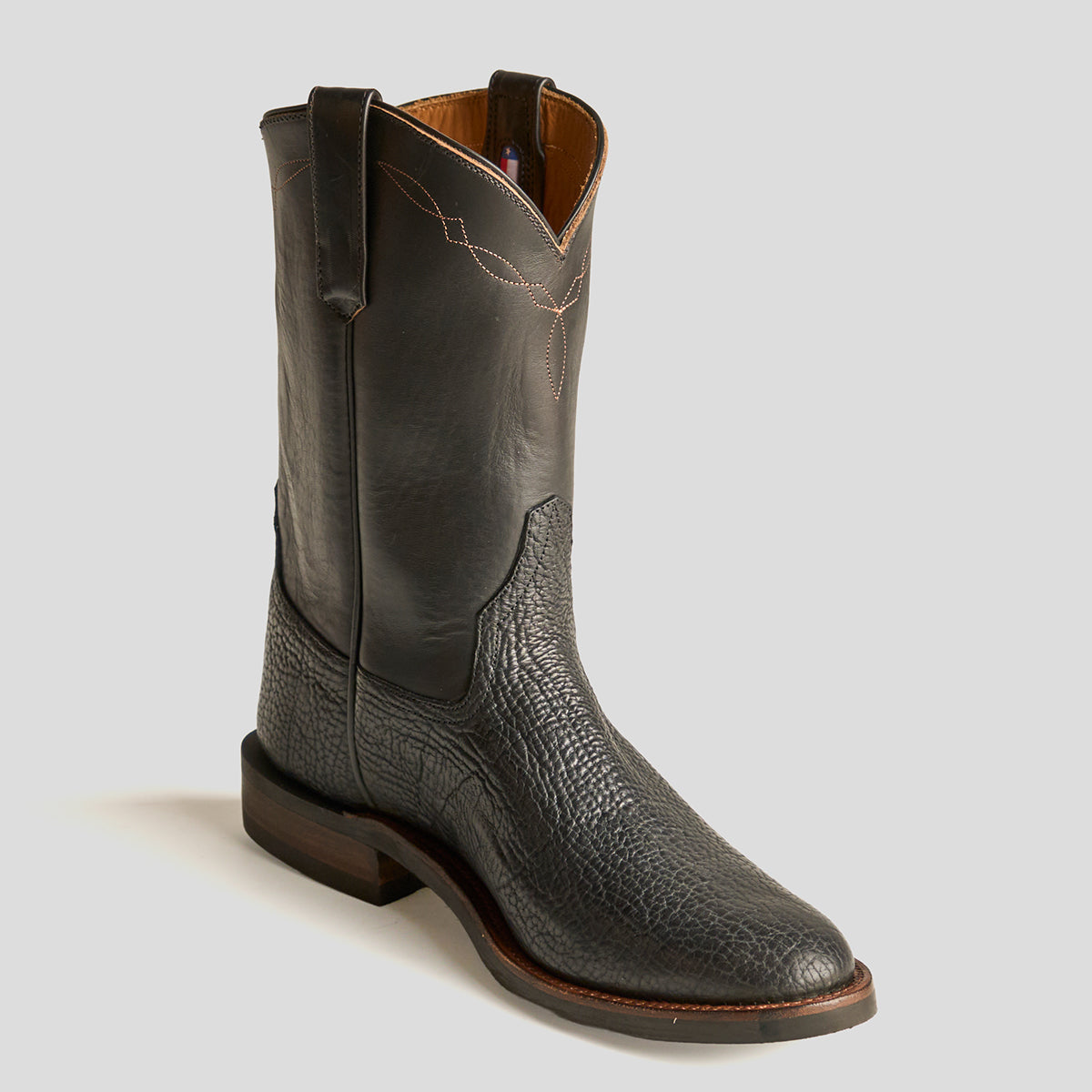 Roper Boot No.10 | Horween® Black Bison (PRE-ORDER)