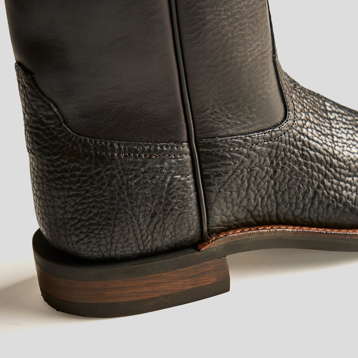Roper Boot No.10 | Horween® Black Bison (PRE-ORDER)