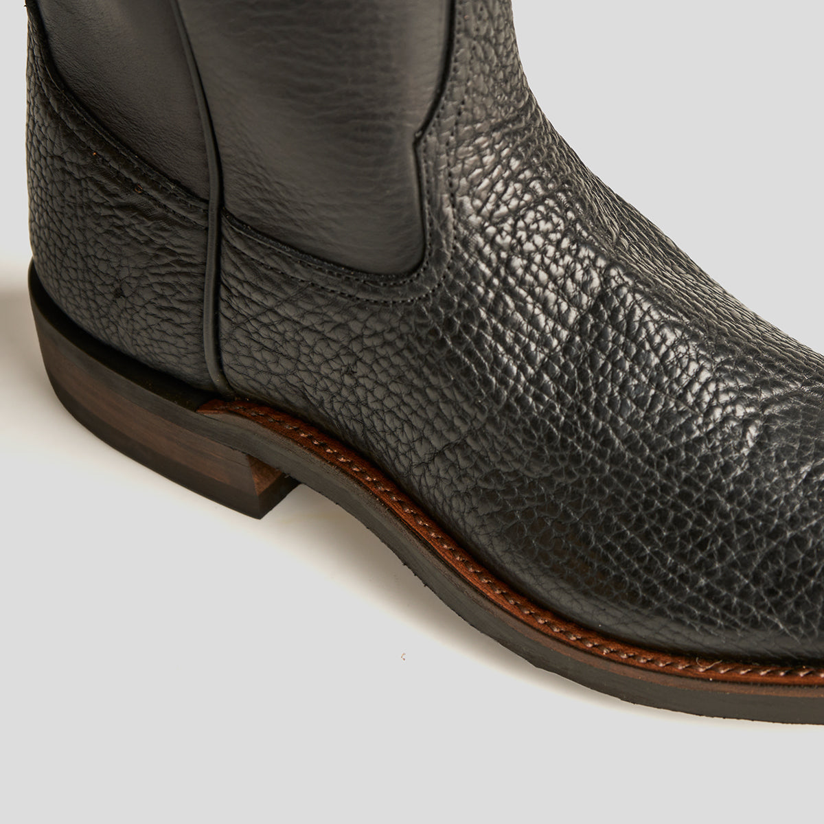Roper Boot No.10 | Horween® Black Bison (PRE-ORDER)