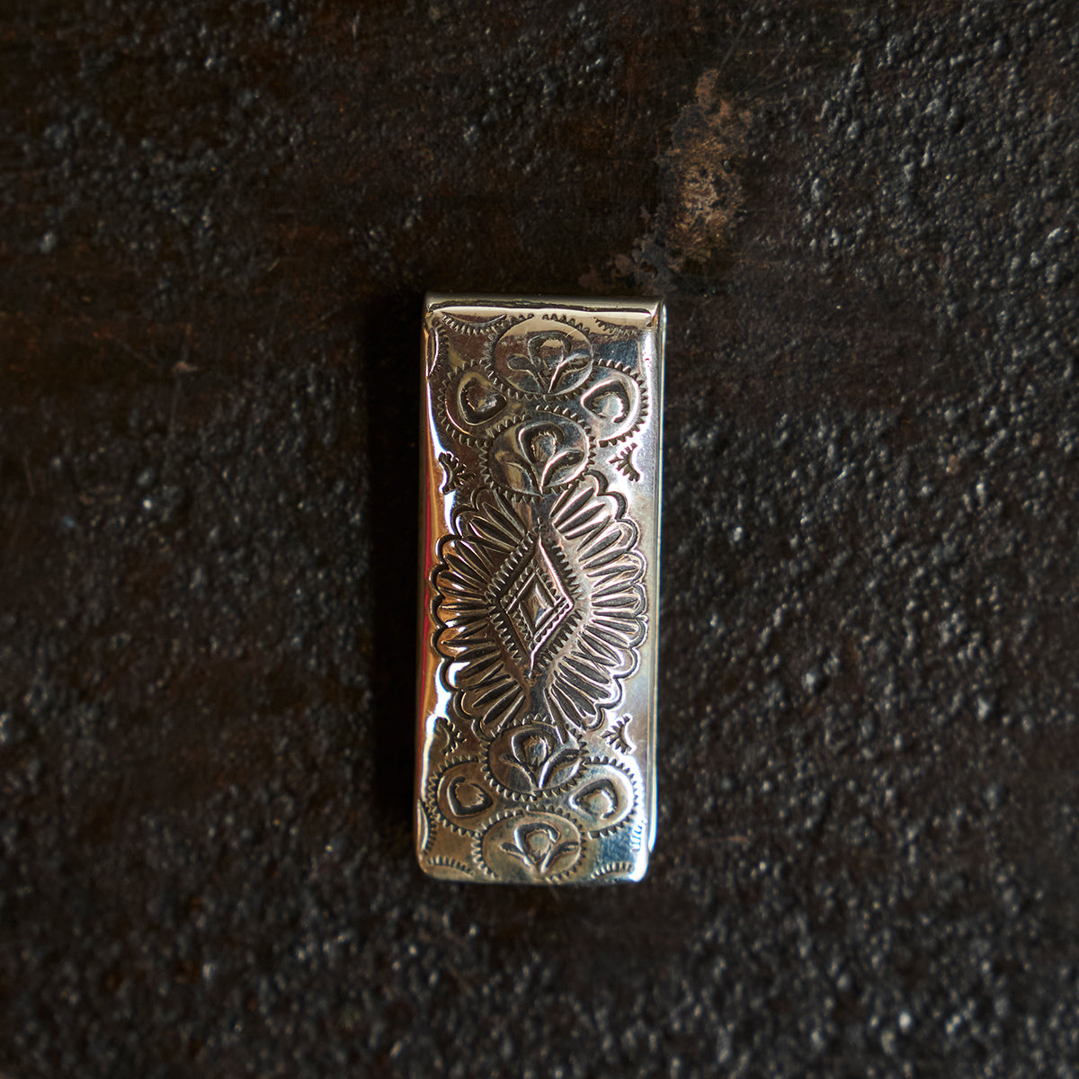 No.14 Heritage Silver Clip Wallet | Walnut Bison