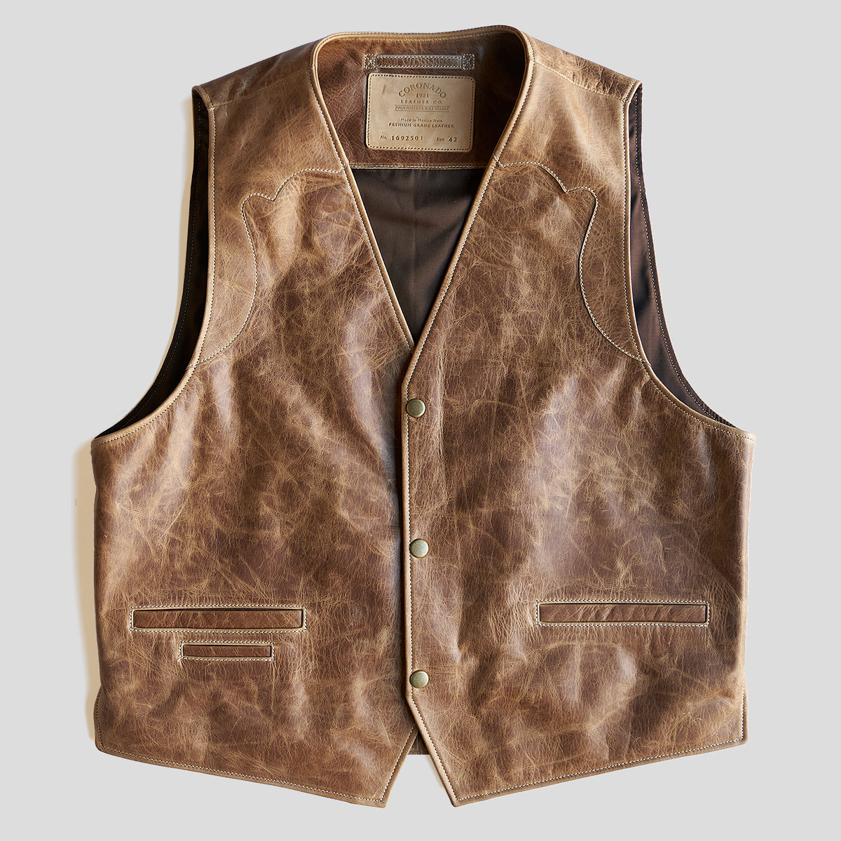 No.169 Garrison Vest | LE Stagecoach Tan