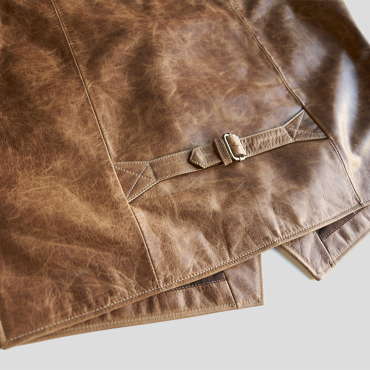 No.169 Garrison Vest | LE Stagecoach Tan