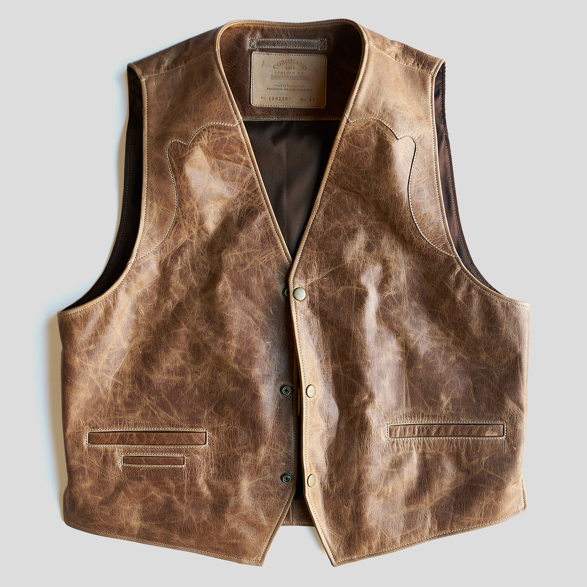 No.169 Garrison Vest | LE Stagecoach Tan