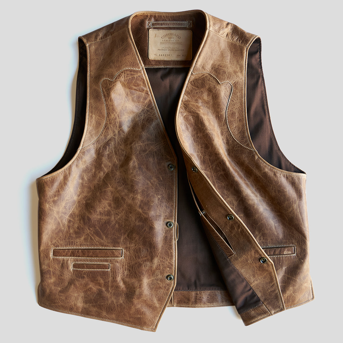 No.169 Garrison Vest | LE Stagecoach Tan