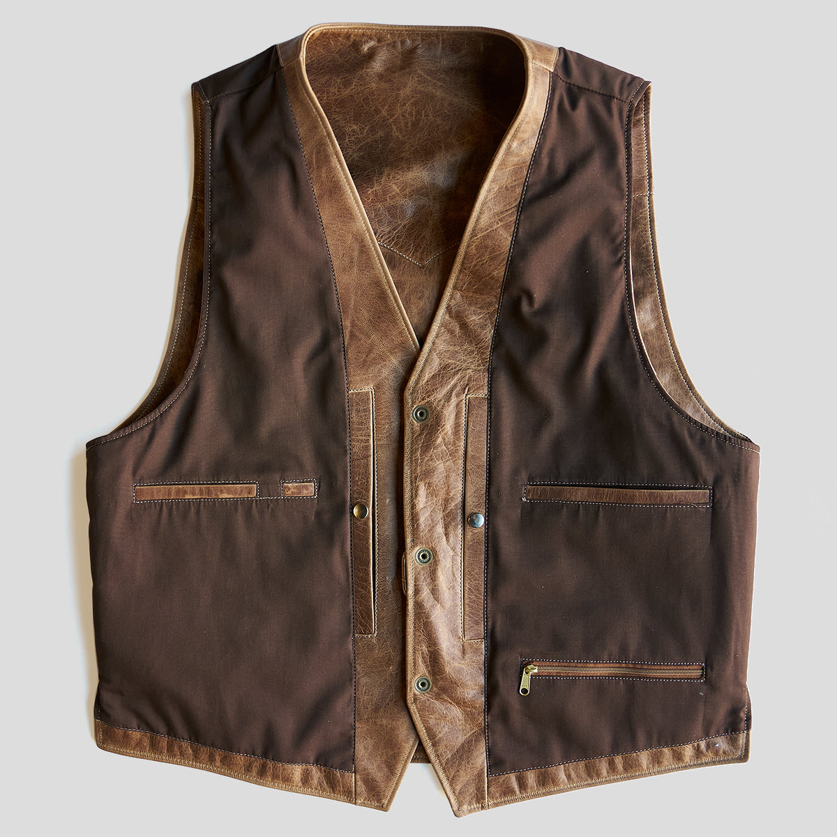 No.169 Garrison Vest | LE Stagecoach Tan