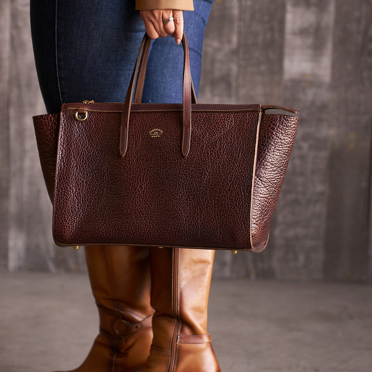 Adella Satchel No.600 | Horween® Bison Brown