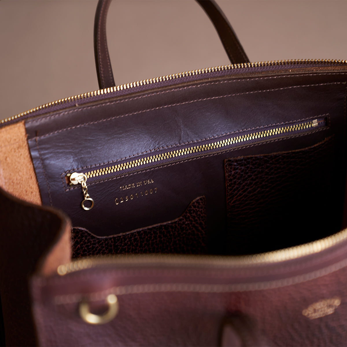 Adella Satchel No.600 | Horween® Bison Brown