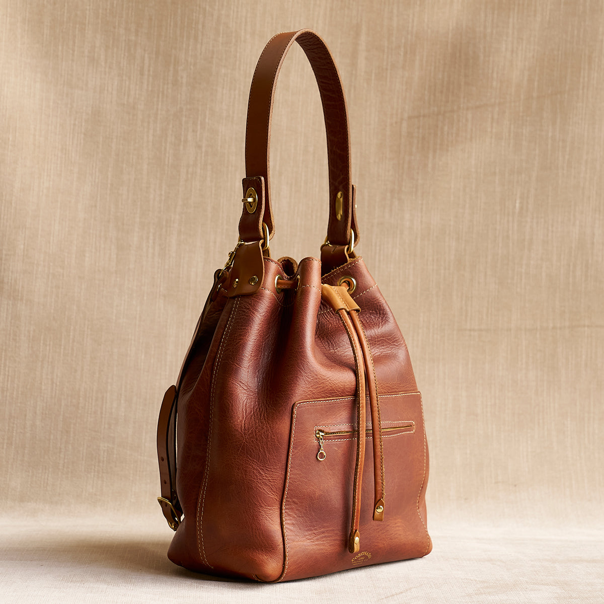 Jean Bucket Hobo | Saddle