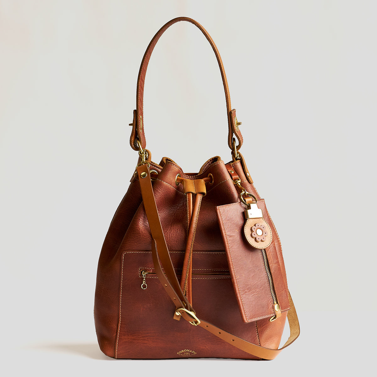 Jean Bucket Hobo | Saddle