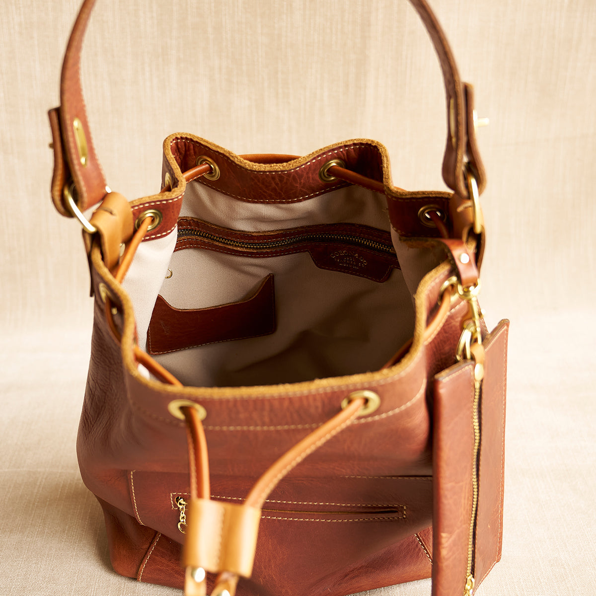 Jean Bucket Hobo | Saddle