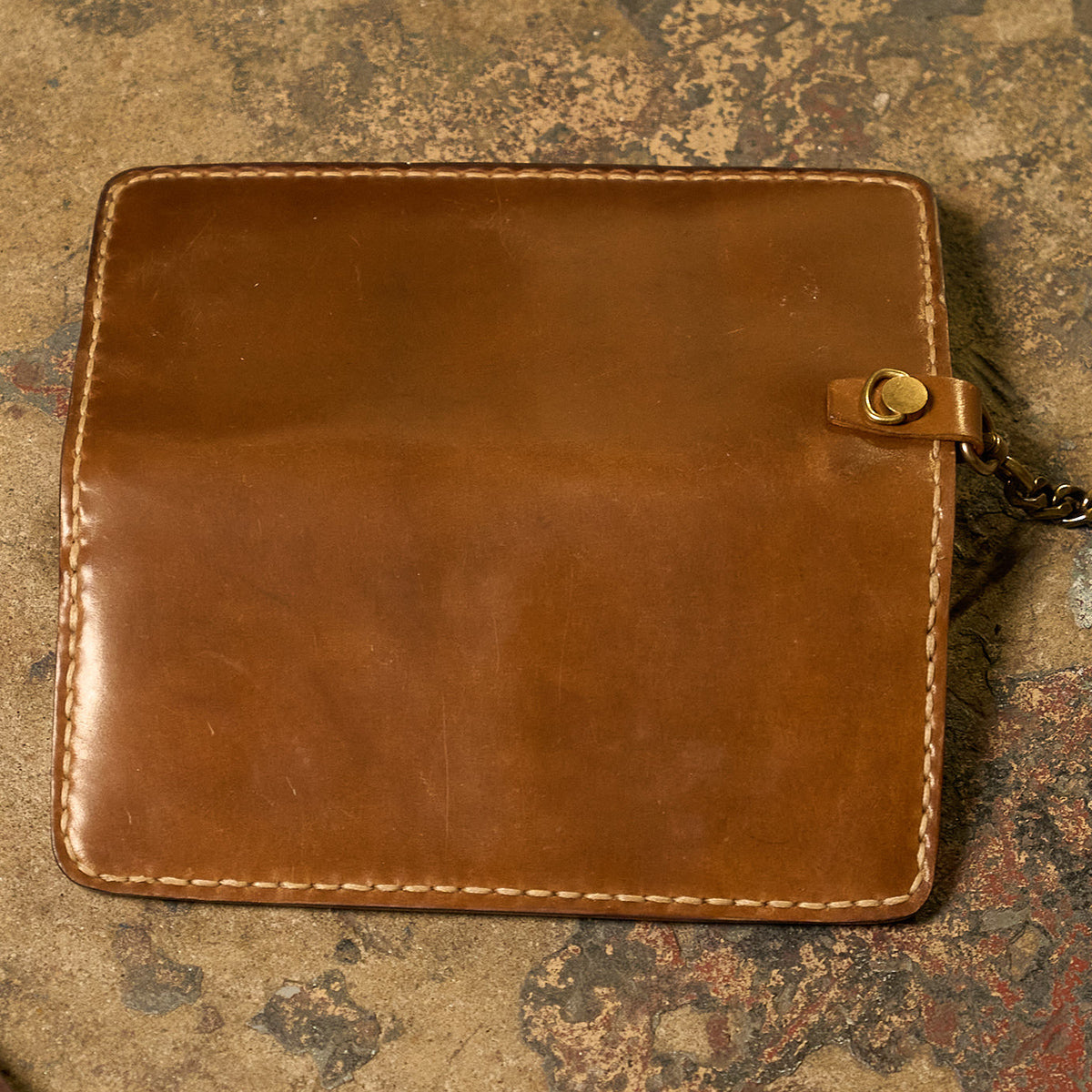 No.830 Horween® Shell Chain Wallet No.9
