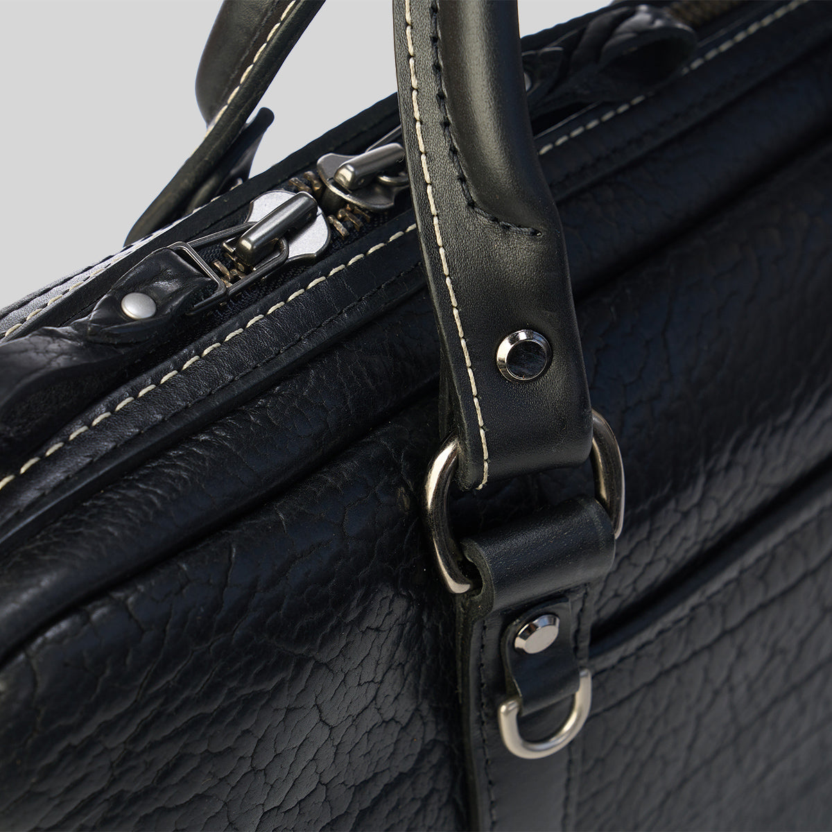No.551 Bison Slim Briefcase | Black